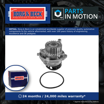 Water Pump BWP2029 Borg & Beck Coolant 06B121011 06B121011B 06B121011BX Quality