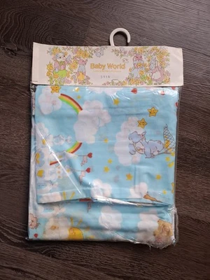 Funda de cuna Care Bears vintage años 80 nueva en embalaje original baby world - Imagen 1 de 3