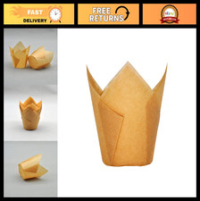 Large Muffin Baking Cups - Greaseproof Tulip ...