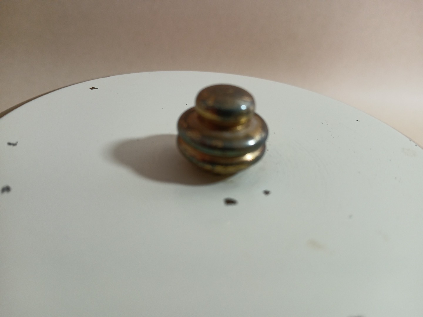 Lux Mystery Rotary Tape Measure Clock Art Deco Decor FPOR Not Tested !930s/1940s