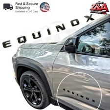 Black Equinox Replacement For Chevy Doors Emblem Badge Nameplate Decal Letters
