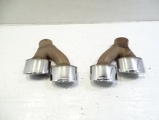 03 Mercedes R230 SL55 exhaust tips, oem, left/right AMG