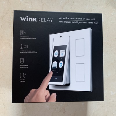 NEW Wink Relay Wall Switch Smart Home Controller 4.3'' Touchscreen White Sealed Z