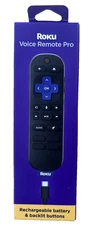 Roku Voice Remote Pro 2nd Edition Rechargeable Replacement Control Controller