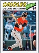 2026 Topps Heritage Dylan Beavers Rookie Card RC #48 Orioles