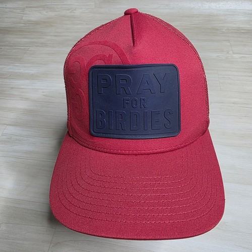 G/fore Golf Snapback Mütze Pray For Birdies rot schwarz verstellbar - Bild 1 von 11