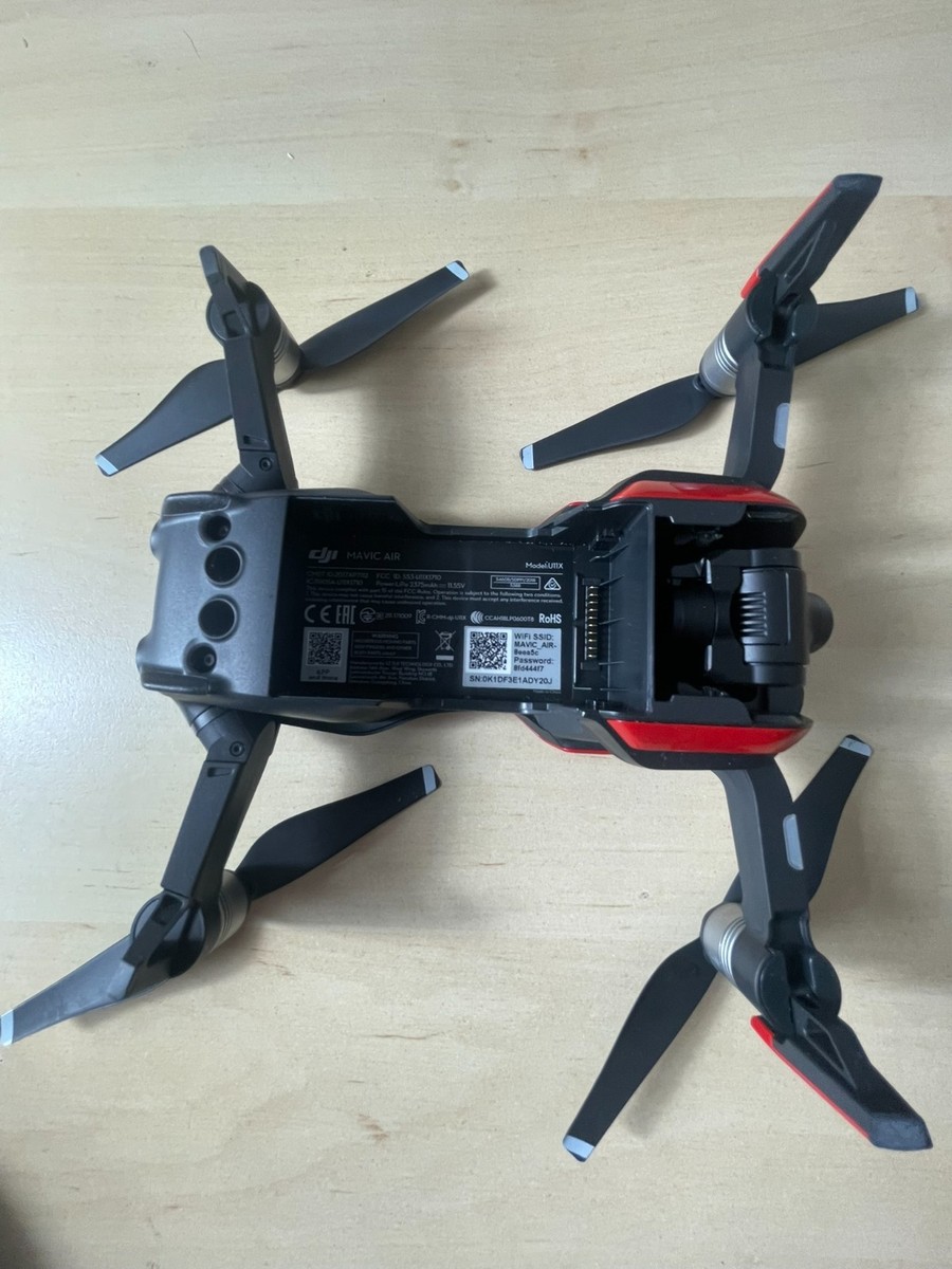 DJI Mavic Air Flame Red 4K Camera Portable Compact - DRONE ONLY