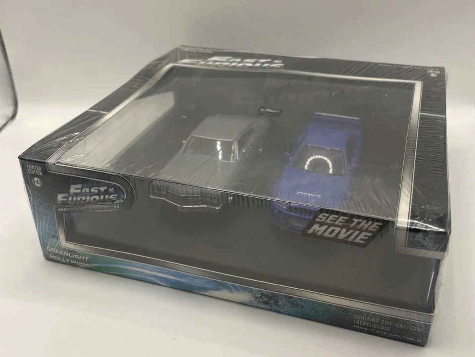 Fast And Furious Limited Edition Acrylic Case 2 Cars Sealed See Desc Free Ship - Image 2 of 4
