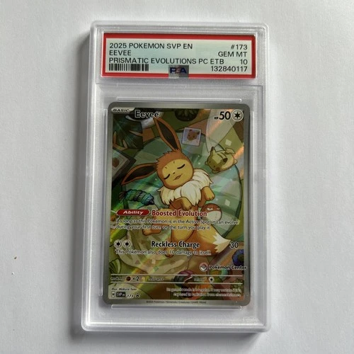 Eevee Prismatic Evolutions - Pokemon Center Promo - PSA 10 GEM Mint - Pokémon