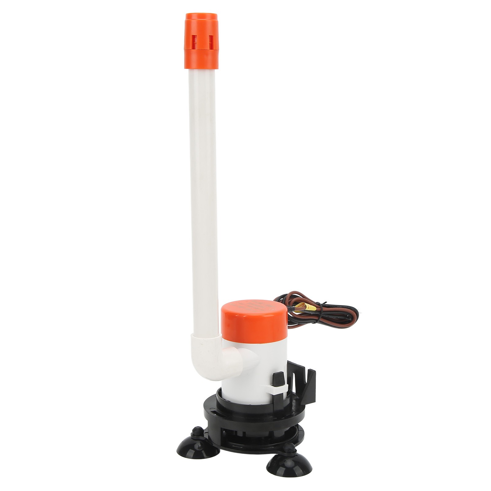 For 350GPH 12V Livewell Baitwell Aerator Pump Submersible Portable Bottom
