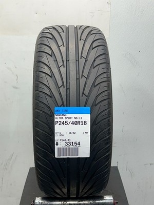 1 Used  P245/40R18 Nankang Ultra Sport NS-II 97 H - 10/32 