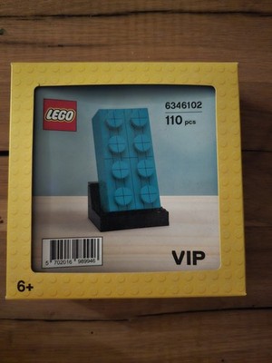 LEGO 6346102 2x4 Baustein Türkis, Teal Brick VIP 2020