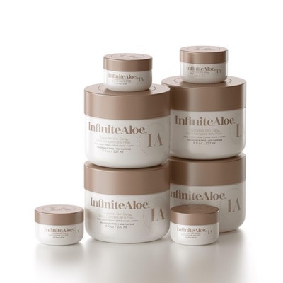 InfiniteAloe Complete Skin Care, Aloe Vera Powered Face and Body Cream for Dr...