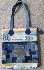 Shoppertasche, Beuteltasche, Jeans-Upcycling,...