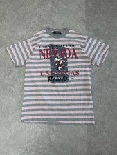 90s Vintage University of Nevada Las Vegas Striped T Shirt Size XL