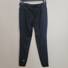 Sweaty Betty Full Length All Day Animal Print Black Leggings Size Small