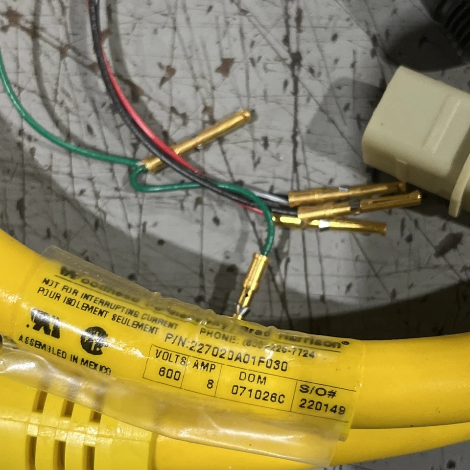 🔥DANIEL WOODHEAD 227020A01F030 With Cord Connector, New Free Shipping🇺🇸 - Image 2 of 4