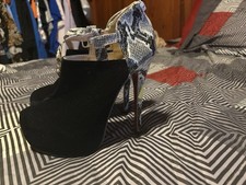 Snake Skin Heels Vintage