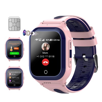 Wonlex 4G with SIM Card, 1.4'' GPS for , Boys Girls Watch with Temperature HR ...