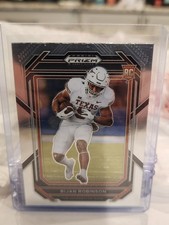 2023 Panini Prizm Draft Picks Silver Prizm Bijan Robinson #115 Rookie RC