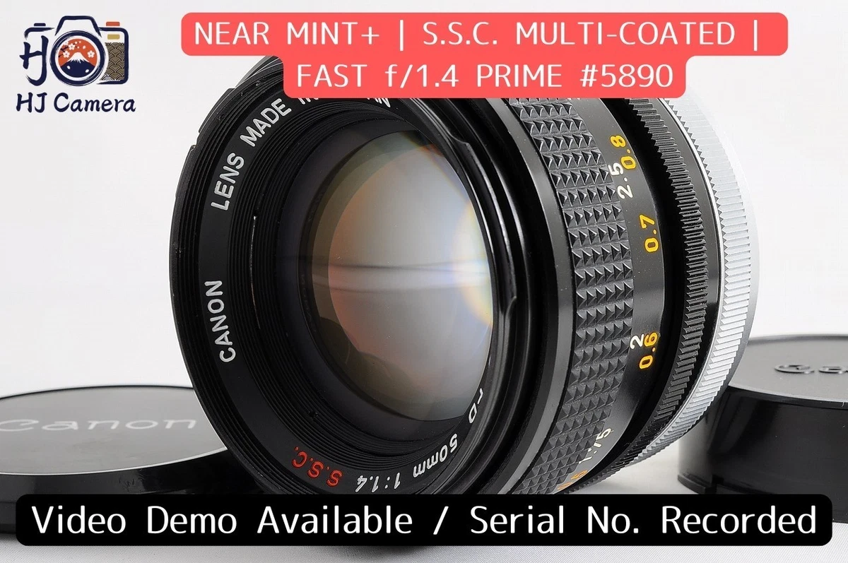 CANON FD 50MM f/1.4 nFD New FD f1.4 1:1.4 !! Super Offre !! EUR 119,00