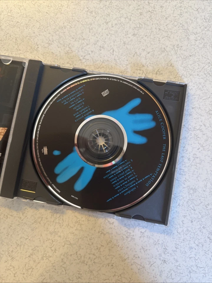 Alice Cooper - The Last Temptation CD Japan Import Super Rate Disc VG+ Sony Epic Foto 3 de 4