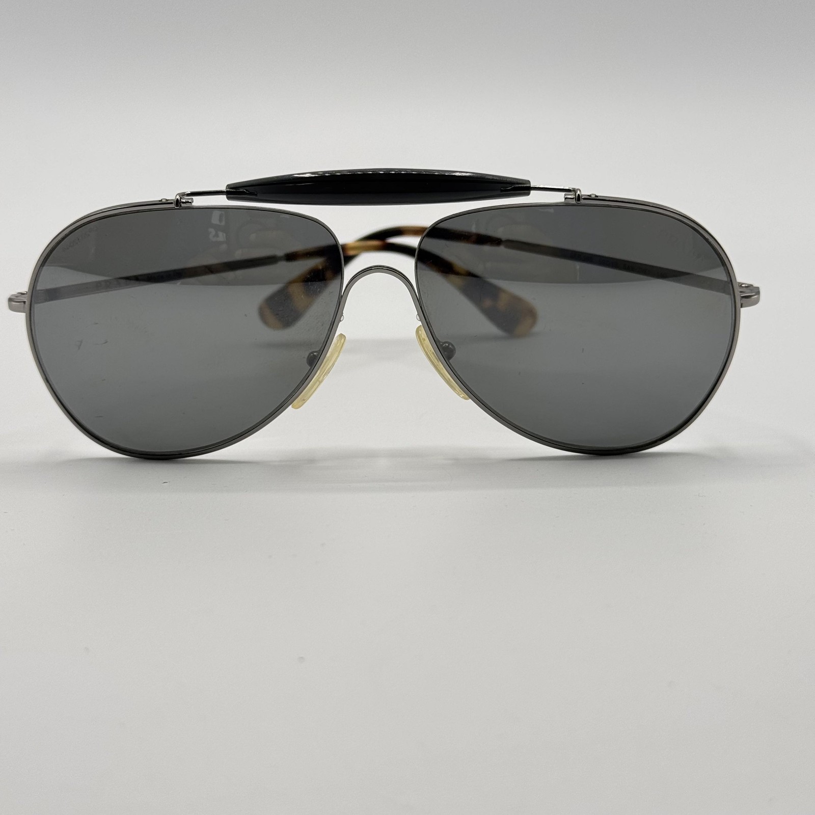 Prada SPR 56S 5AV 7W1 Sunglass Gunmetal Aviator Frame Gray Lens 59-13-140 thumbnail 24