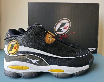 Chaussures de basketball noires neuves Reebok The Answer DMX UK 9,5 US 10,5 - Allen Iverson - Photo 1/4