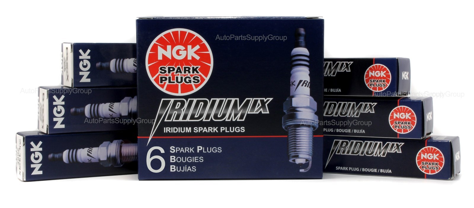 6xNGK Iridium IX Spark Plug FOR CHRYSLER-JEEP-DODGE V6 2.7L / 3.8L Pre-Gapped