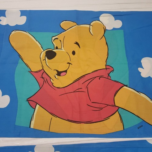 Disney Winnie The Pooh Piglet Standard Size Pillowcase Vintage 1990s Set of 2 - Picture 3 of 5