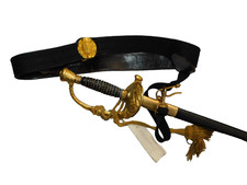 TRES BELLE CEINTURE PORTE EPEE MARINE NATIONALE / SUPER ETAT / #.2