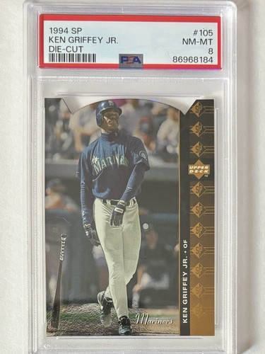 1994 Die cut SP #105 Ken Griffey Jr. PSA 8 NM-MT