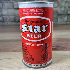 Dubuque Star Beer Can Pull Tab Excellent Condition! (T1)