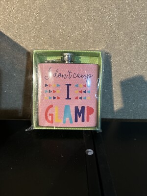 Hip Flask.  (I Don t Camp I Glamp)