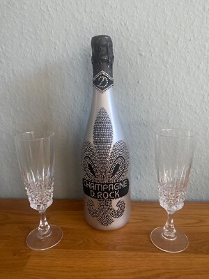 Champagne D. Rock Blanc de Blancs, ausgefallenes Geschenk, Champagner, Swarovski