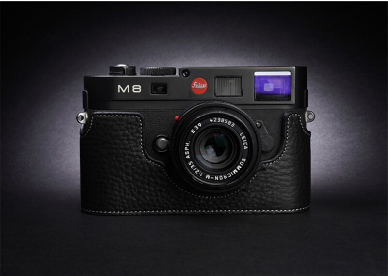 Half Case For Leica M8 M9 M9P Camera Genuine Leather Cover Insert