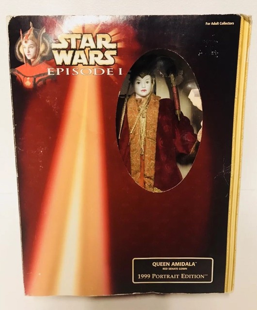 Star Wars Episode 1 PORTRAIT EDITION QUEEN AMIDALA Barbie Doll RED