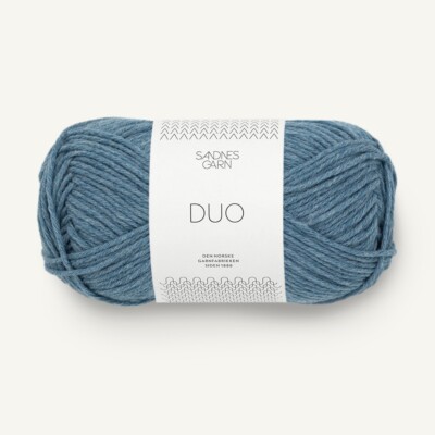 DUO von SANDNES GARN - JEANSBLÅ (6033) - 50 g / ca. 115 m Wolle