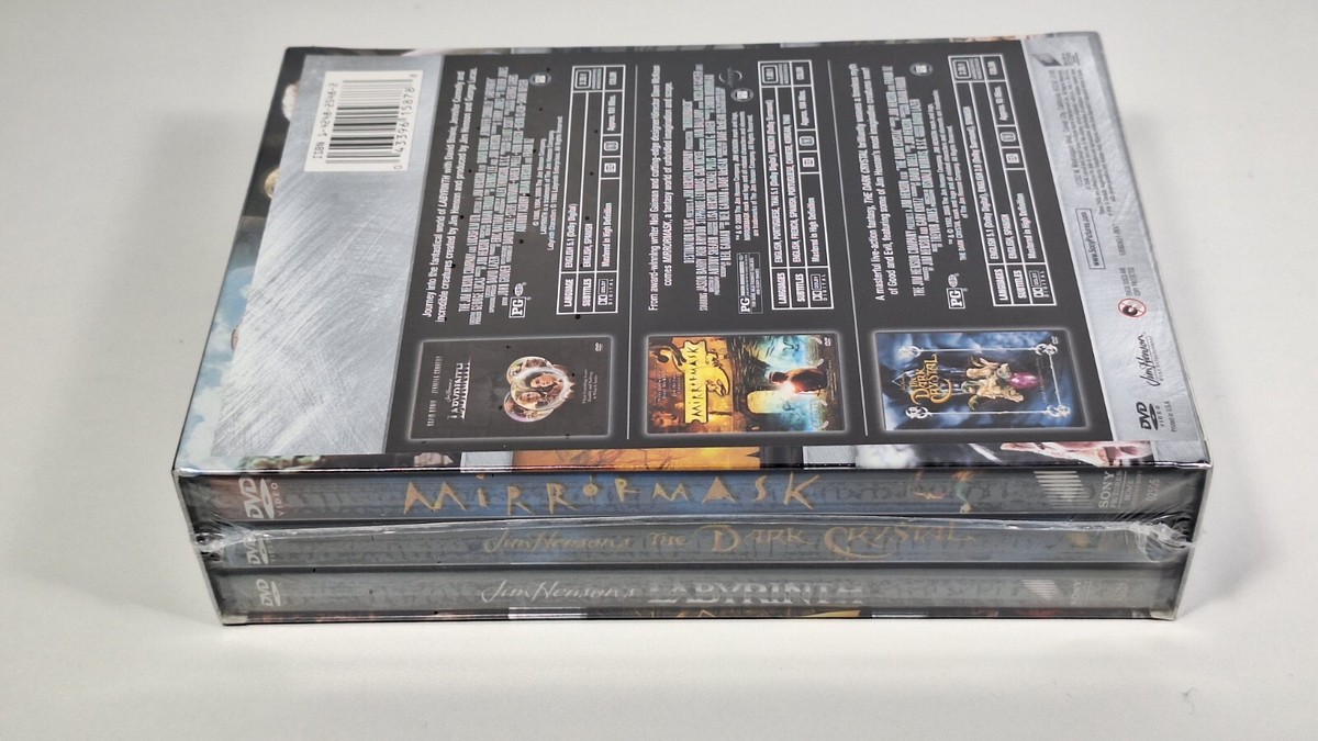 Jim Henson Fantasy Film Collectors Box (DVD, 2006, 3-Disc Jim Henson Fantasy Film Collectors Box (DVD, 2006, 3-Disc