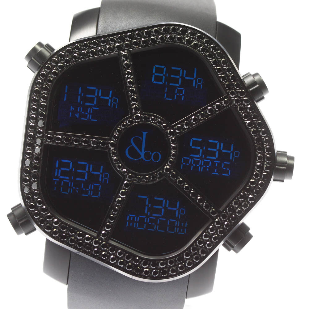JACOB&CO ghost JC-GST-BKD2.9 Diamond Bezel black Dial Quartz JACOB&CO ghost JC-GST-BKD2.9 Diamond Bezel black Dial Quartz