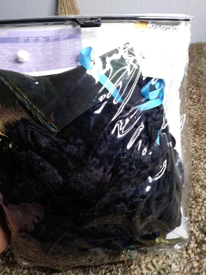 Disfraz California Halloween Hechicera Malvada Vampiro Para Mujer Talla S (6-8) Foto 4 de 4