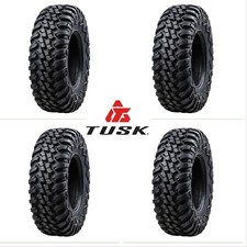 Tusk Terrabite Radial 8 Ply Atv Utv 4 Tire Kit (2) 27x9-12 (2) 27x11x12