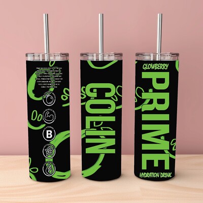 Prime Drink Glowberry Personalisierter Heiß Kalt Becher Ksi Logan Paul