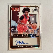 Marvel Allen 2022 Leaf Power Pro Set Auto Rookie RC