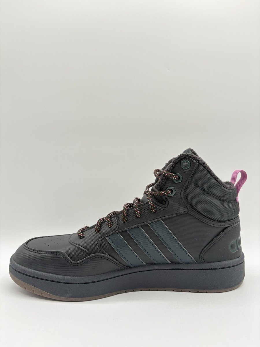 Size 13 - adidas Hoops 3.0 Winter Mid Black Shadow Green Gum Size 13 - adidas Hoops 3.0 Winter Mid Black Shadow Green Gum