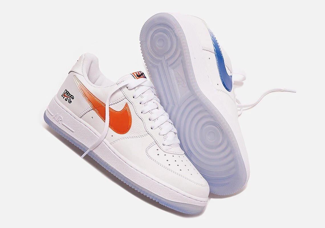 Kith x Nike Air Force 1 New York Knicks CZ7928-100 Size 5 | eBay