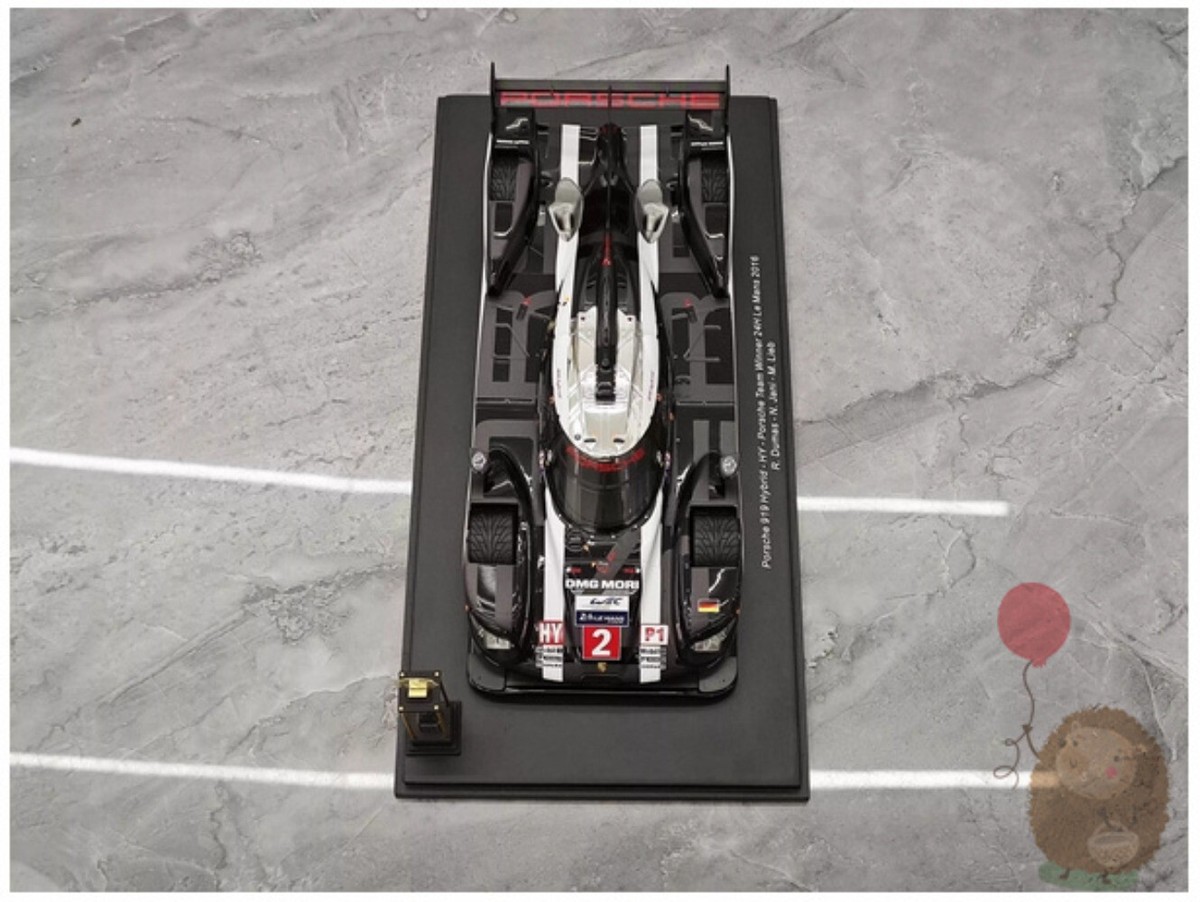 Spark 1:18 Le Mans Porsche 919 Hybrid 2016 Alloy Model Car diecast