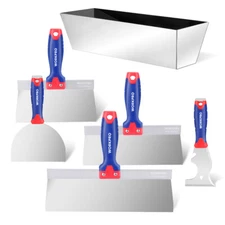 WORKPRO Drywall Tools Stainless Steel Putty Knife Taping Knife Painting Scraper