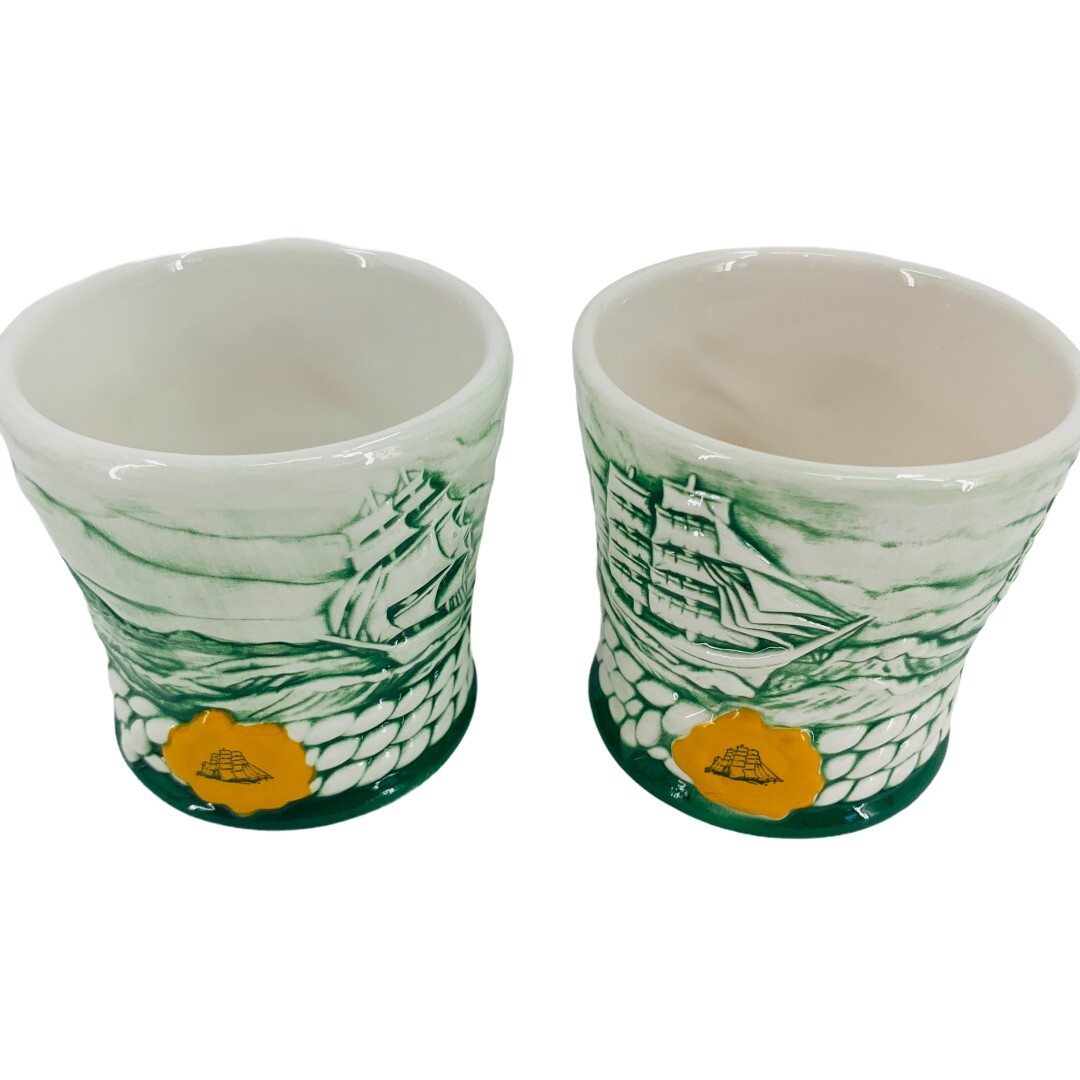 Lot of 2 Cutty Sark Rocks Glasses 9306 Whiskey Scotch Clipper
