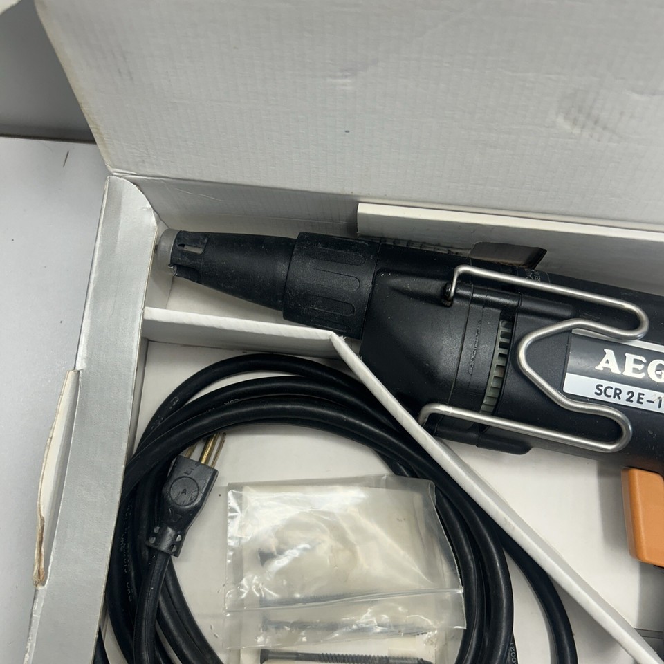 VGC AEG Drywall Screw Gun SCR 1C1 Made In Germany Complete In Box SHIPS